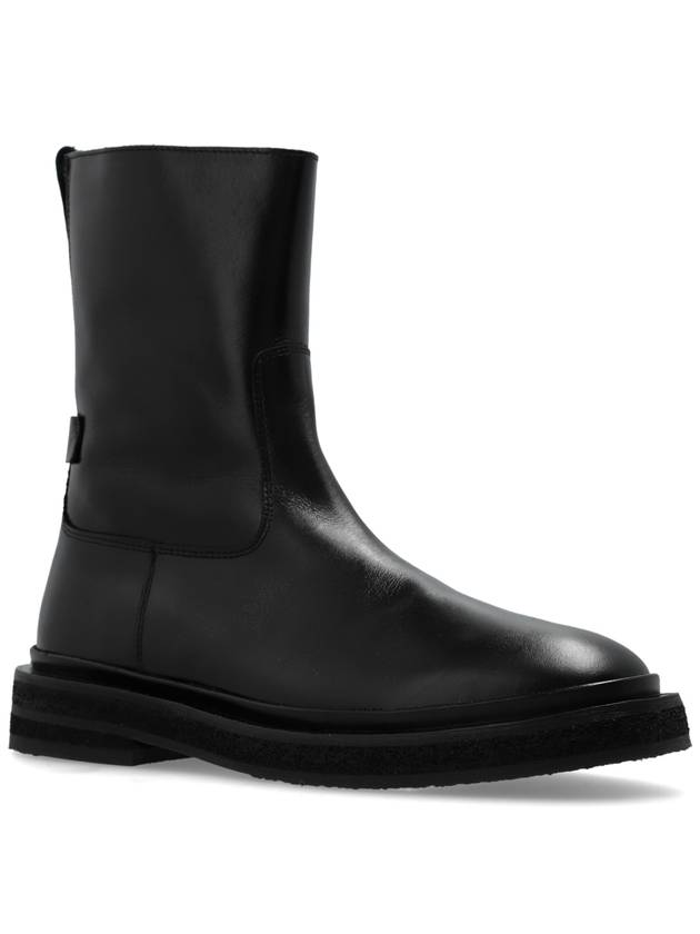 AllSaints Leather Boots Escher, Women's, Black - ALLSAINTS - BALAAN 4