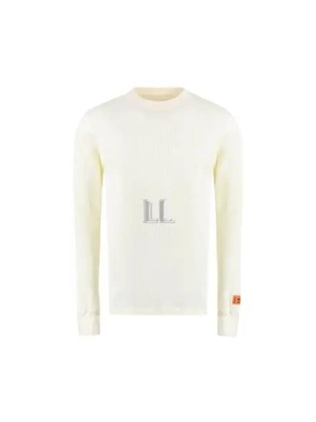 Waffle Knit Top Cream - HERON PRESTON - BALAAN 2