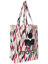 Woom Eco Graphic Cotton Tote Bag - ISABEL MARANT - BALAAN 3