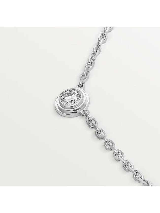 D Amour Necklace XS White Gold Silver - CARTIER - BALAAN 4