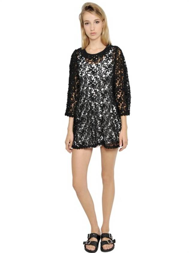 Isabel Marant Etoile crochet lace dress - ISABEL MARANT - BALAAN 3