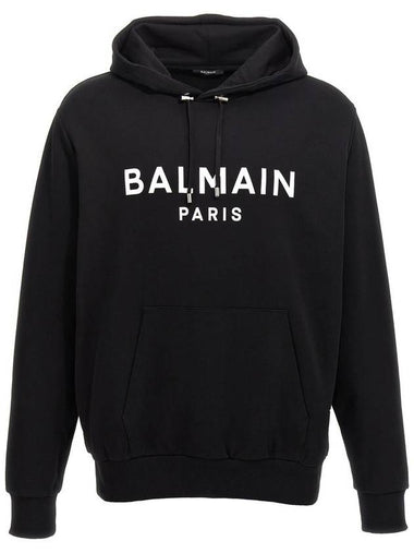 Balmain Logo Print Hoodie - BALMAIN - BALAAN 1