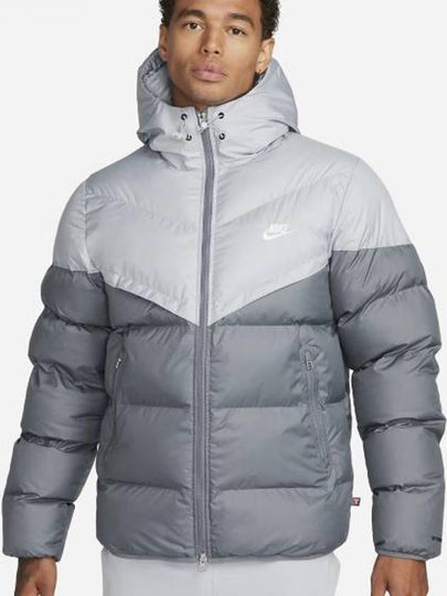 Primaloft Stormfit Windrunner Hooded Puffer Padding Smoke Grey - NIKE - BALAAN 2