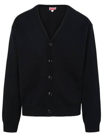 Tiger Academy Wool Cardigan Black - KENZO - BALAAN 1