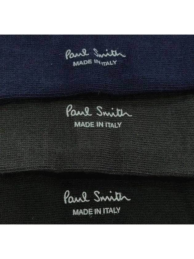 Signature Stripe Long Socks Black 3 Packs - PAUL SMITH - BALAAN 4