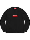 Box Logo Crew Neck Sweatshirt Black - SUPREME - BALAAN.