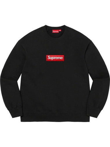 Box Logo Crew Neck Sweatshirt Black - SUPREME - BALAAN 1