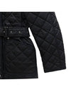 Diamond Quilted Nylon Jacket Black - BURBERRY - BALAAN 6