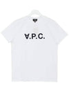 Men's VPC Logo Short Sleeve T-Shirt White - A.P.C. - BALAAN 3