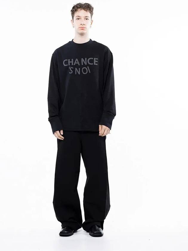 Men s M243MT02BK Snowy Reverse Rib Crew Neck Sweatshirt Black Navy - CHANCE'S NOI - BALAAN 10