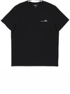 Men's Item Logo Cotton Short Sleeve T-Shirt Black - A.P.C. - BALAAN 4