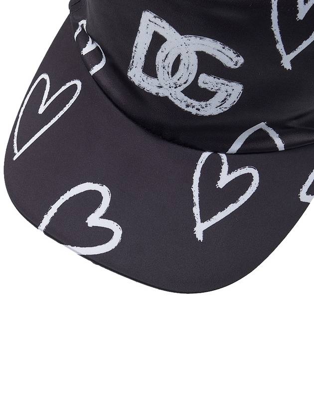 DG Logo Print Ball Cap Black - DOLCE&GABBANA - BALAAN 8