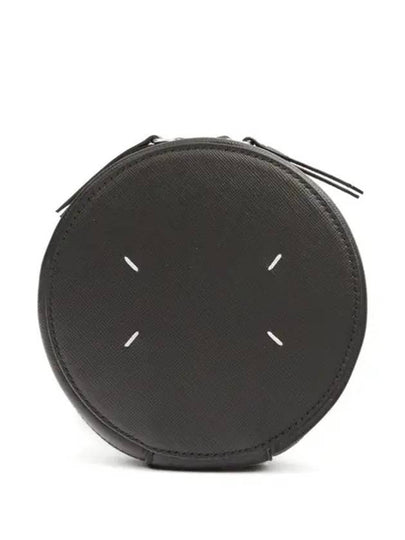 Micro Circle Leather Cross Bag Black - MAISON MARGIELA - BALAAN 2