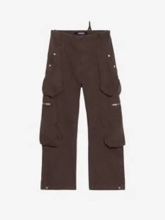 Le ChouChou Le Cargo Croissant Soft Cargo Wide Pants Dark Brown - JACQUEMUS - BALAAN 2