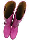 Smith Market Pink Color Leather Boots Women s Shoes - POLO RALPH LAUREN - BALAAN 4