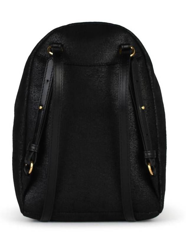 Stella McCartney Black Eco-Leather Backpack - STELLA MCCARTNEY - BALAAN 3