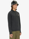 Fox Head Patch Polo Knit Top Anthracite Melange - MAISON KITSUNE - BALAAN 6