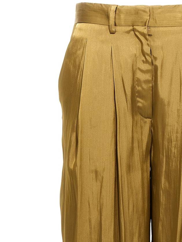 Nude Satin Pants - NUDE - BALAAN 3