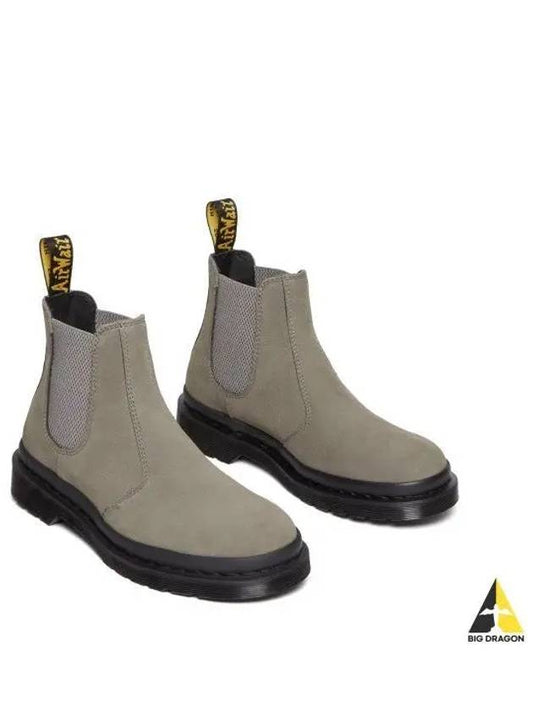 2976 Mild Nubuck Chelsea Boots Gray - DR. MARTENS - BALAAN 2