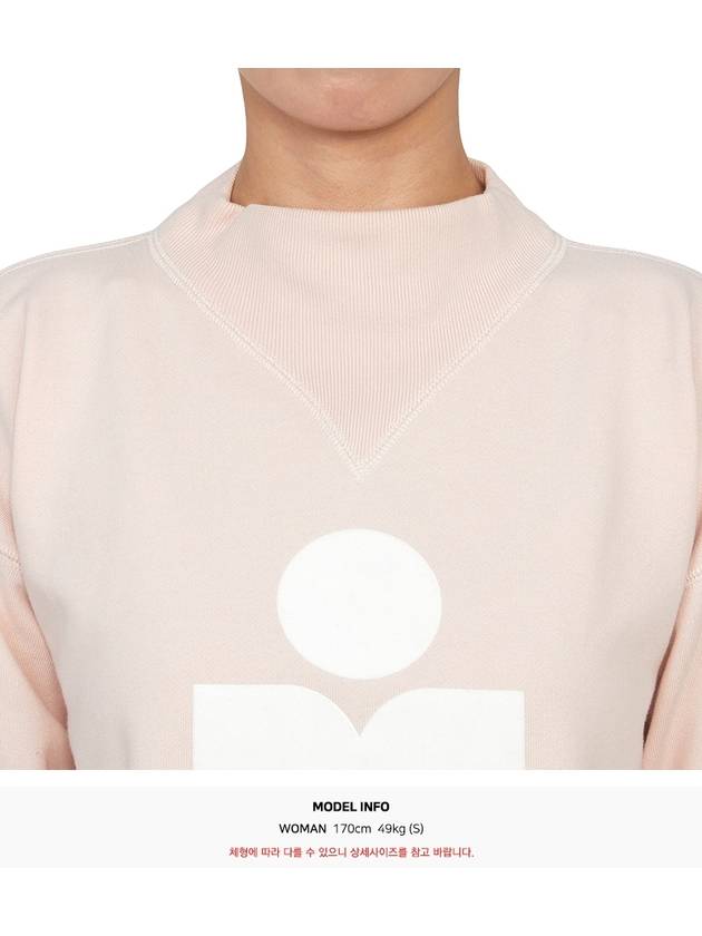 Moby Logo Print Sweatshirt Pink - ISABEL MARANT ETOILE - BALAAN 6