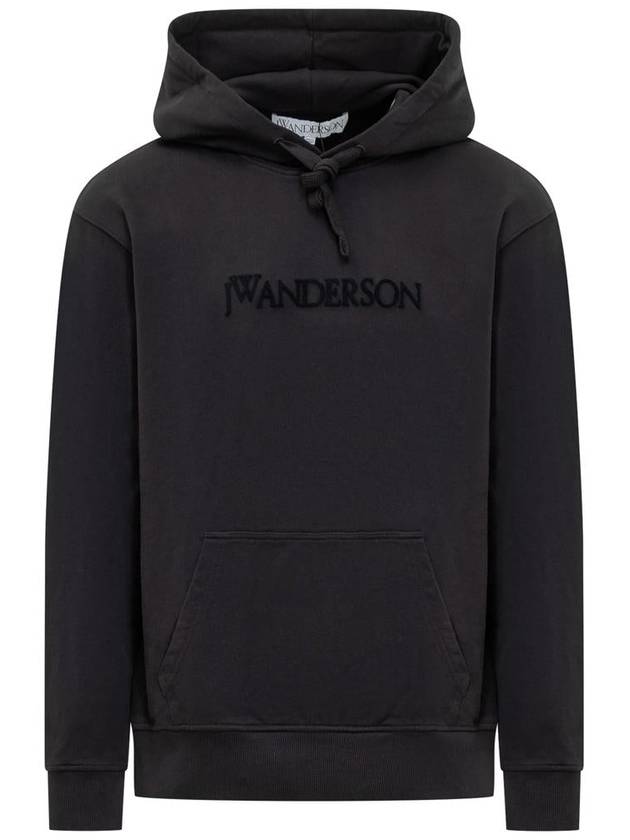 JW Anderson Logo Embroid Hoodie - JW ANDERSON - BALAAN 1