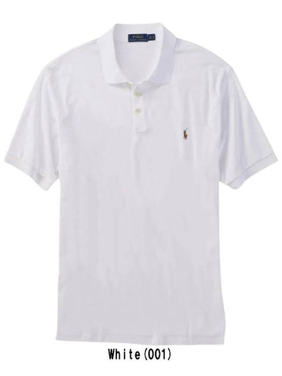 Embroidery Pony Logo Cotton Short Sleeve Polo Shirt White - POLO RALPH LAUREN - BALAAN 2