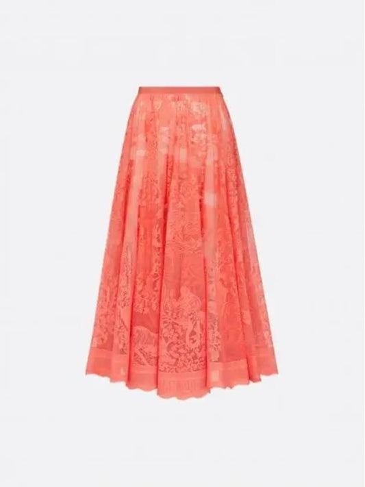 Christian Skirt 441J75A8986 2590 ORANGE - DIOR - BALAAN 2