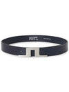 Women's Betsy Leather Belt Navy - J.LINDEBERG - BALAAN 3