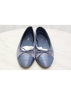 Two tone suede ballerina flat shoes size 38 purple - CHANEL - BALAAN 1