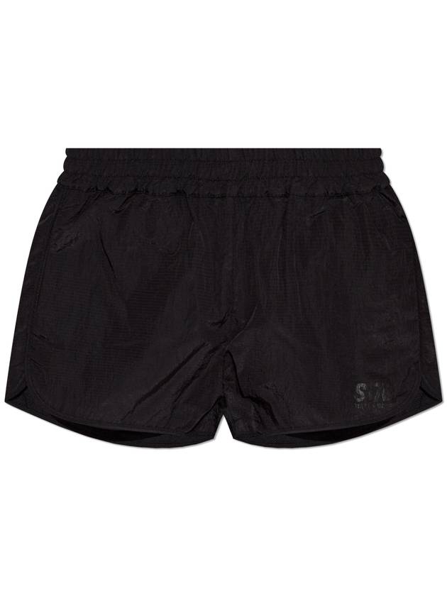 Golden Goose Logo Shorts, Women's, Black - GOLDEN GOOSE - BALAAN 1