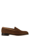 Men s Suede Loafers PICCADILLY Brown BPG - EDWARD GREEN - BALAAN 1