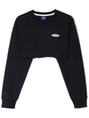 Underboob Sweatshirt Black - TAILOR STUDIO - BALAAN 3