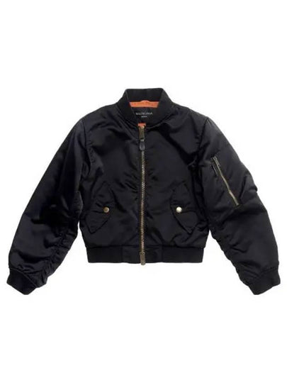 Shrunk Bomber Jacket Black - BALENCIAGA - BALAAN 2