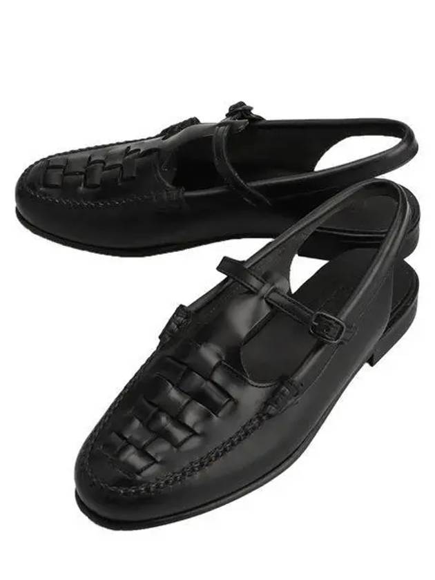 23SS WFP21ROQU 001 Women's Rocketa Slingback Loafer Black 986811 - HEREU - BALAAN 1