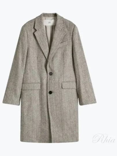 Herringbone Single Coat Grey - AMI - BALAAN 2