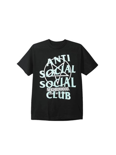 Neighborhood Feels Fury Short Sleeve T-Shirt Black - ANTI SOCIAL SOCIAL CLUB - BALAAN 1