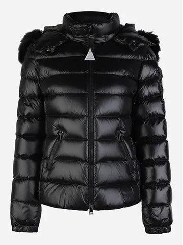 1A00166 5963V 999 Bodyf Women s Fur Hood Padded Jacket Black 1064151 - MONCLER - BALAAN 1