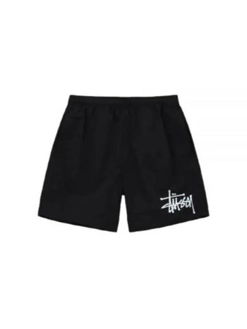 113156N BLACK Big Basic Water Shorts - STUSSY - BALAAN 1