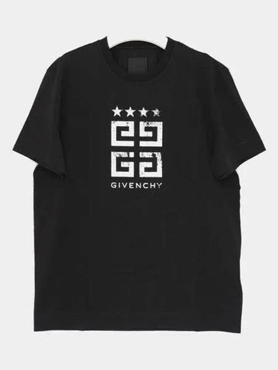 Star Logo Short Sleeve T-Shirt Black - GIVENCHY - BALAAN 2