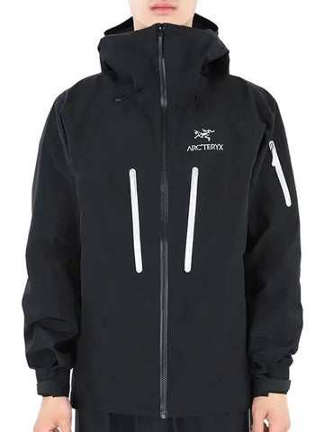 Men's Alpha SV Hooded Jacket Black X000005552 002424 - ARC'TERYX - BALAAN 1