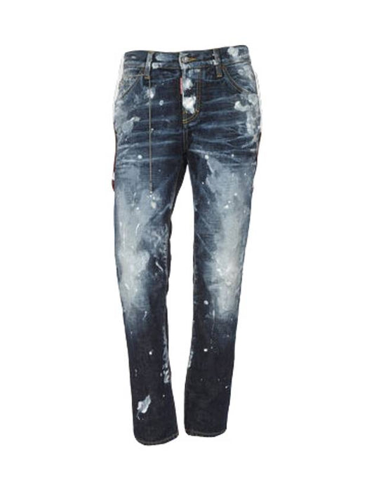 Ice Chain 9 Part Paint Denim - DSQUARED2 - BALAAN 1