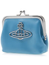 Nappa Thin Line Prime Perth Coin Wallet Blue - VIVIENNE WESTWOOD - BALAAN 3