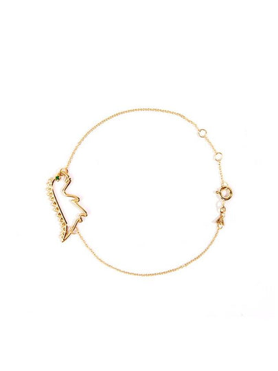 Dino Emerald Bracelet Gold - ALIITA - BALAAN 2