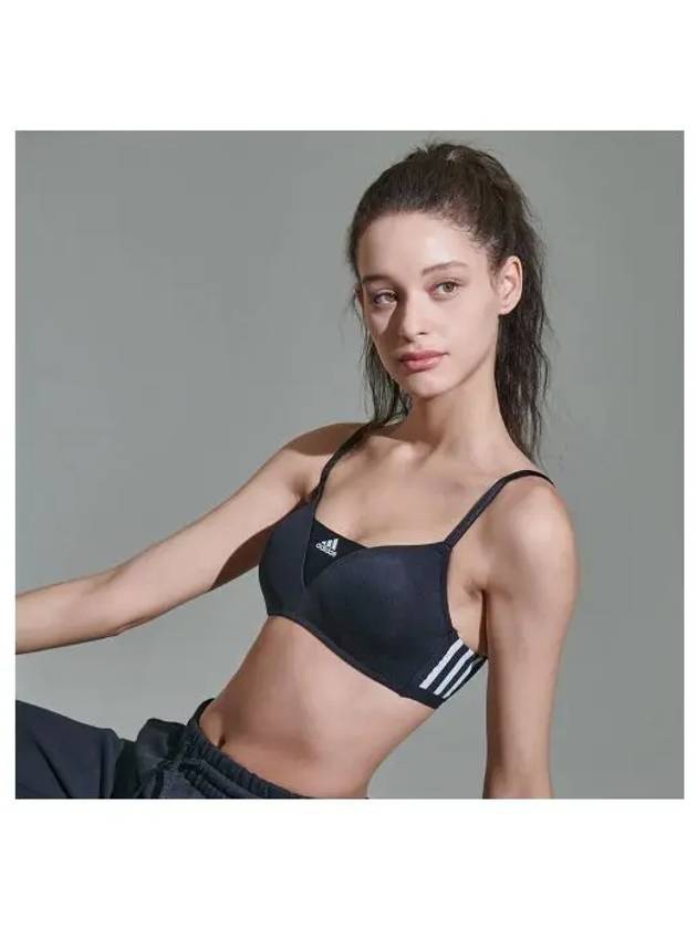 adidas UNDERWEAR Bra 1 Panties 2 No Wire Aero Ready Essential BK - ADIDAS - BALAAN 1