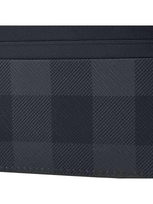 Check Money Clip Card Wallet Grey - BURBERRY - BALAAN 7