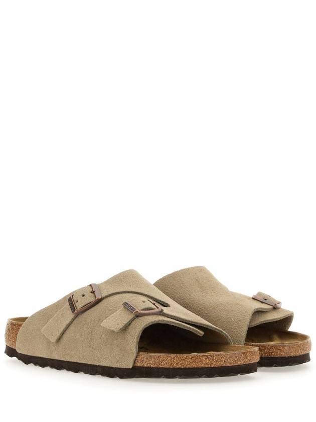 Zurich Suede Slippers Taupe - BIRKENSTOCK - BALAAN 5