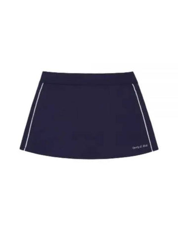 Classic Logo Court Skirt NavyWhite SKAW231NA Tennis - SPORTY & RICH - BALAAN 1