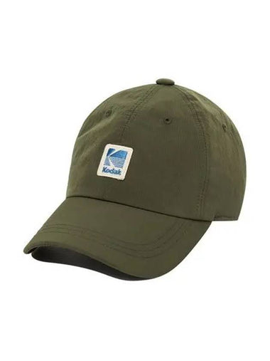 KODAK Blue Logo Relax Fit Ball Cap KHAKI - KODO - BALAAN 1