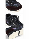 Calfskin Running Low Top Sneakers Black - LANVIN - BALAAN 6