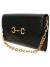 Horsebit 1955 Small Shoulder Bag Black - GUCCI - BALAAN 3